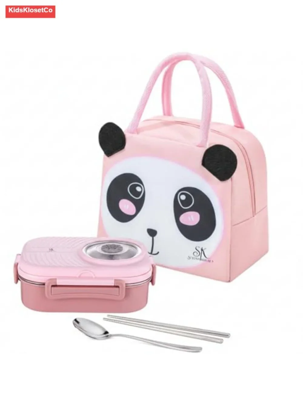 Leakproof Stainless Steel Bento Box Lunch Set with Bag, 3 Compartments, Soup